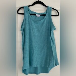 Columbia Teal Sleeveless Women's Tank Top